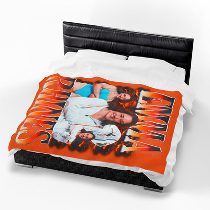 Emma Rhines Hombre Combo 60"-80" Plush Blanket