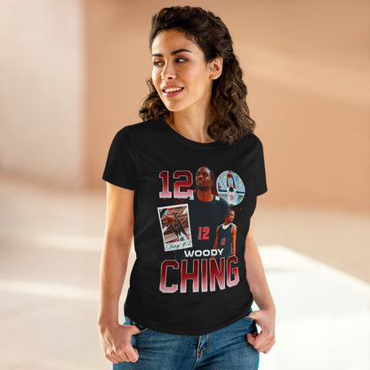Woody Ching Name & Number Ombre Women's Tee