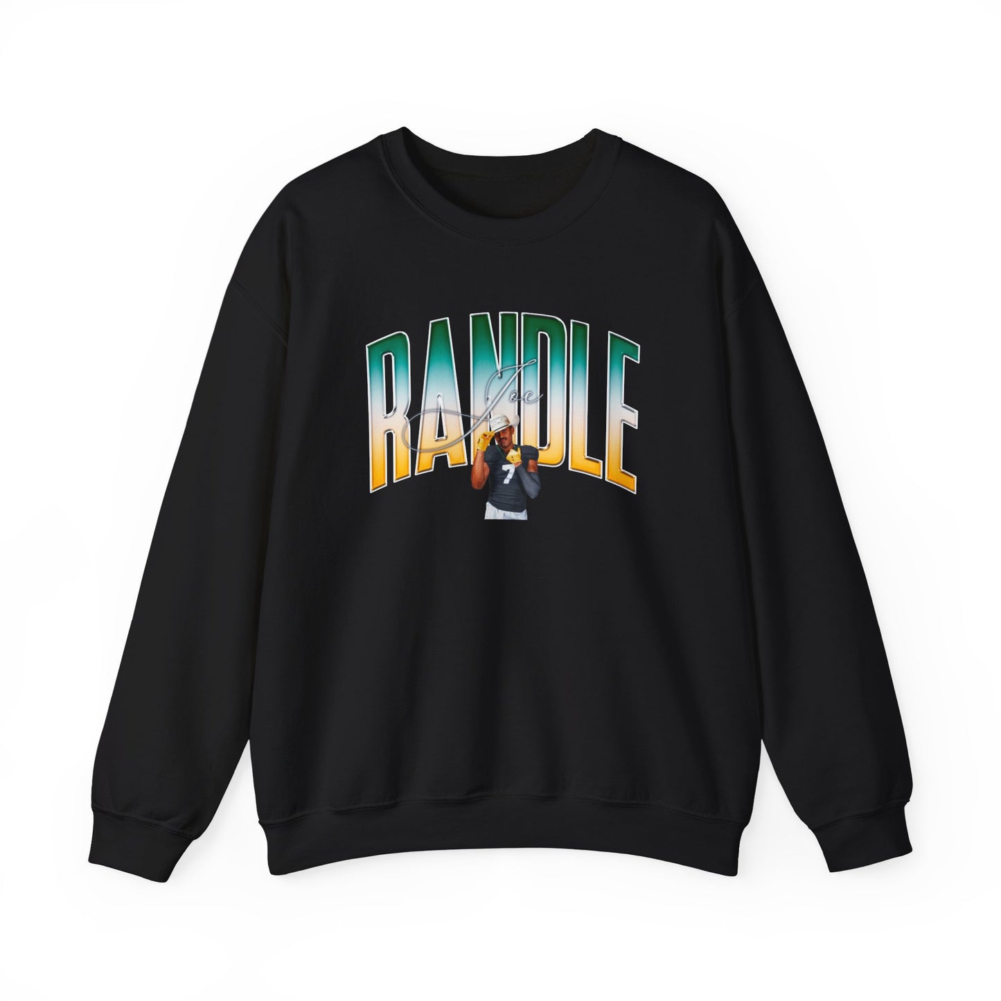 Joe Randle Curved Combo Colored Crewneck Sweatshirt
