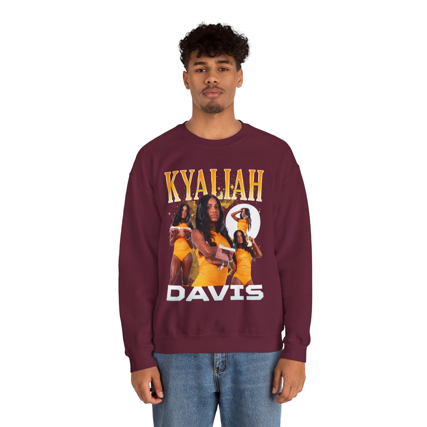 Kyaliah Davis First Name Highlight Crewneck Sweatshirt
