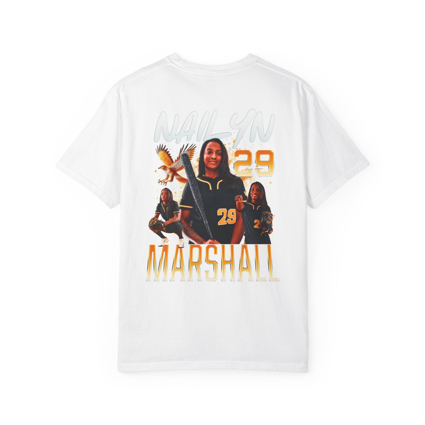 Nailyn Marshall Logo Front & Back Premium Tee