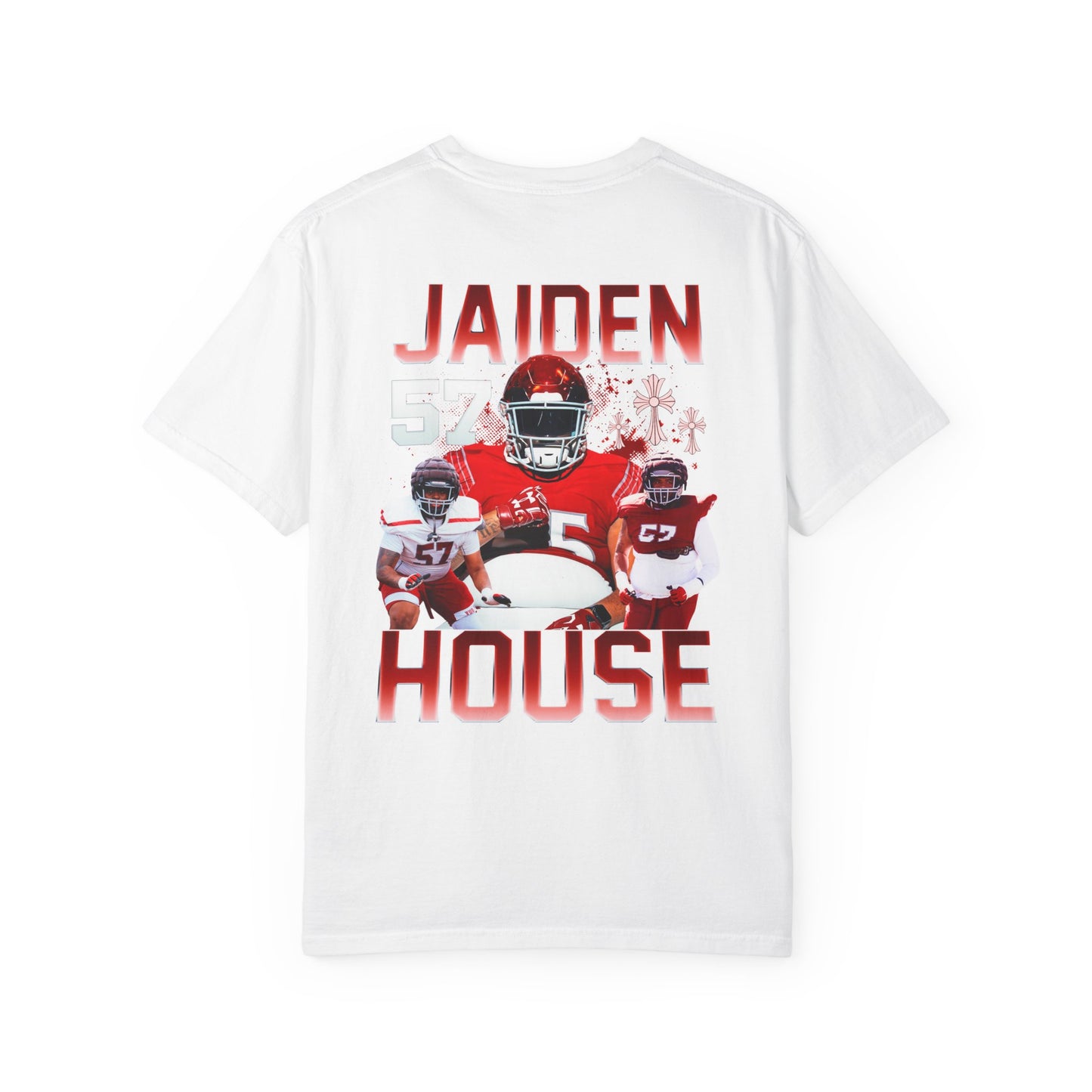 Jaiden House Logo Front & Back Premium Tee