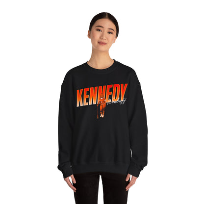 Kennedy Woodruff Cursive Combo Colored Crewneck Sweatshirt