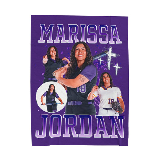 Marissa Jordan 60"-80" Plush Blanket