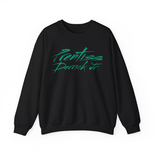 Prentiss Derrick Jr. Cursive Crewneck Sweatshirt