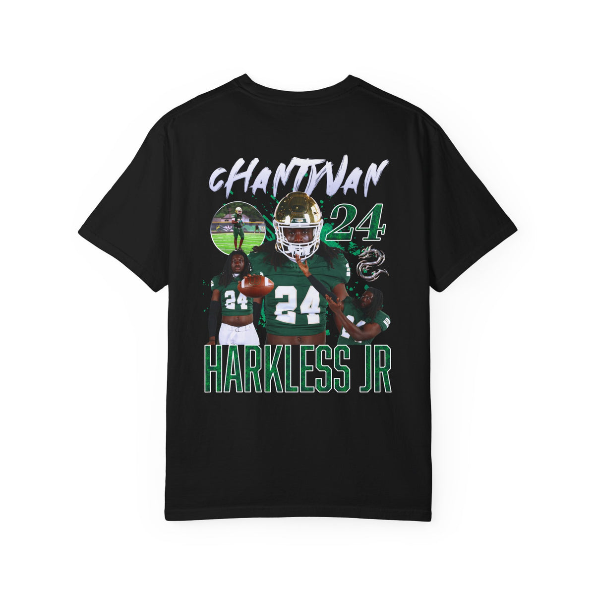 Chantwan Harkless Jr. Logo Front & Back Premium Tee