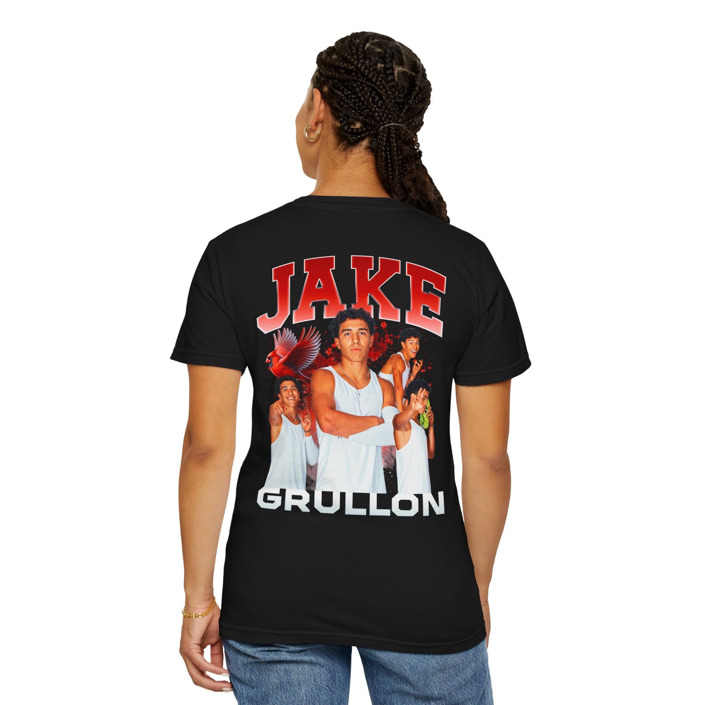 Jake Grullon Logo Front & Back Premium Tee