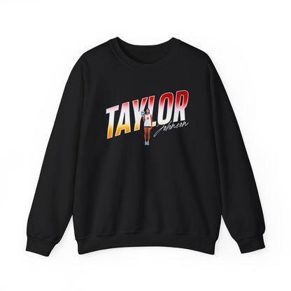 Taylor Johnson Cursive Combo Crewneck Sweatshirt