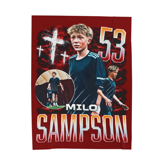 Milo Sampson Faith Based 60"-80" Plush Blanket