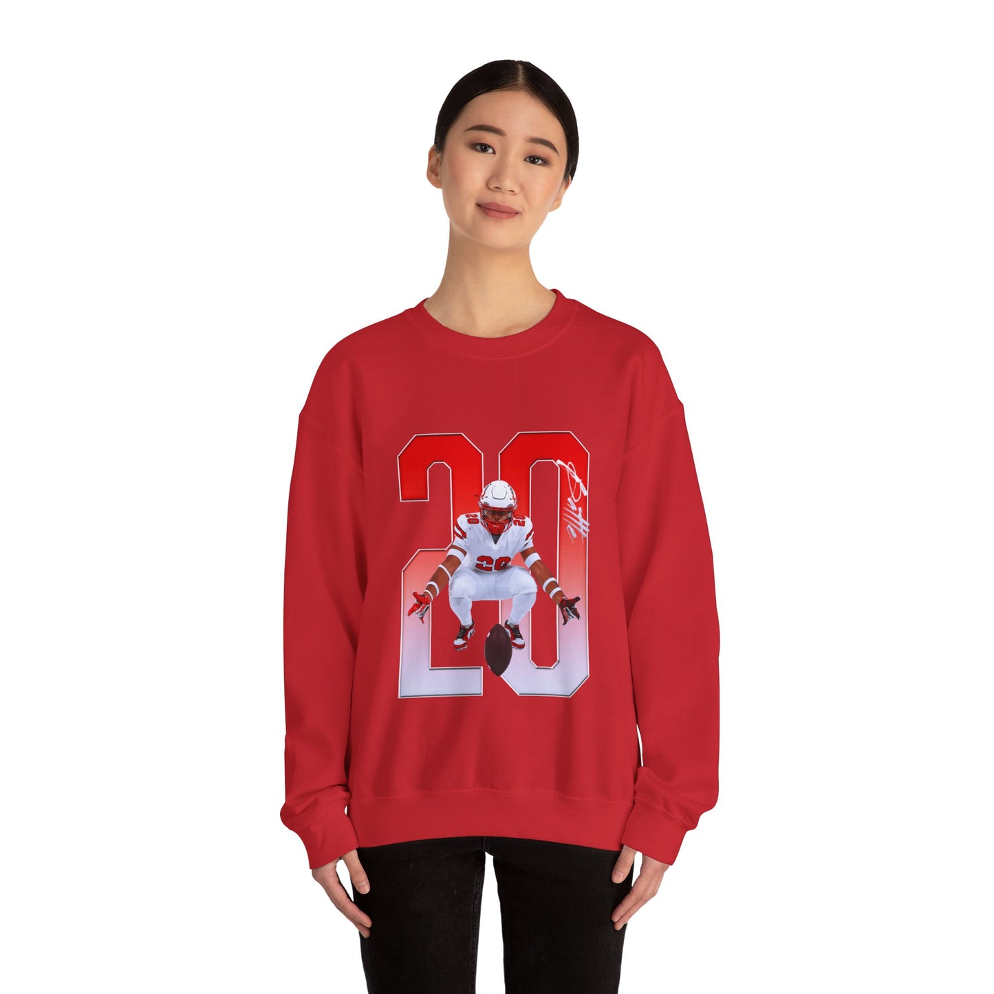 Reign Battle Player Icon Number Crewneck Sweatshirt