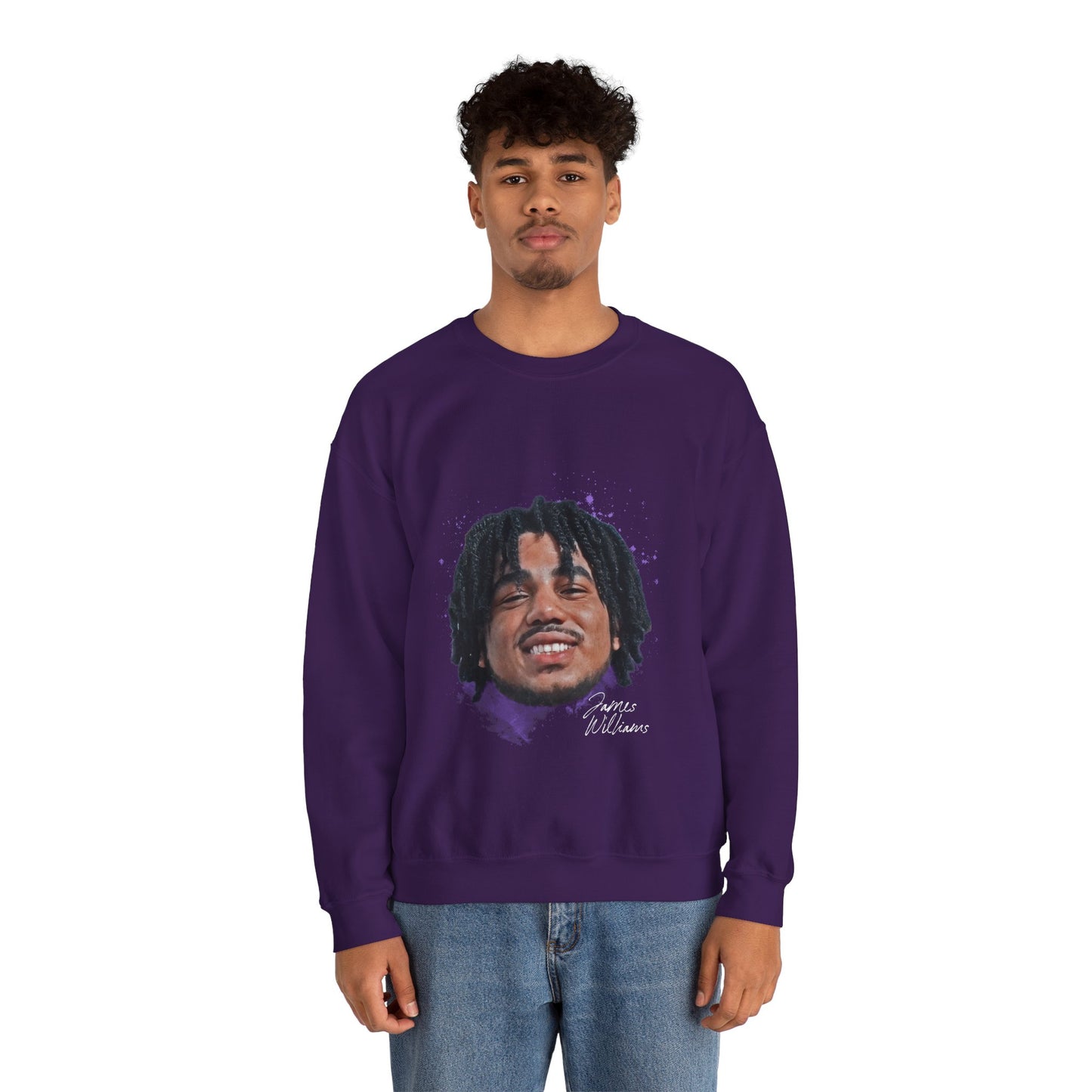 James Williams Big Head Crewneck Sweatshirt