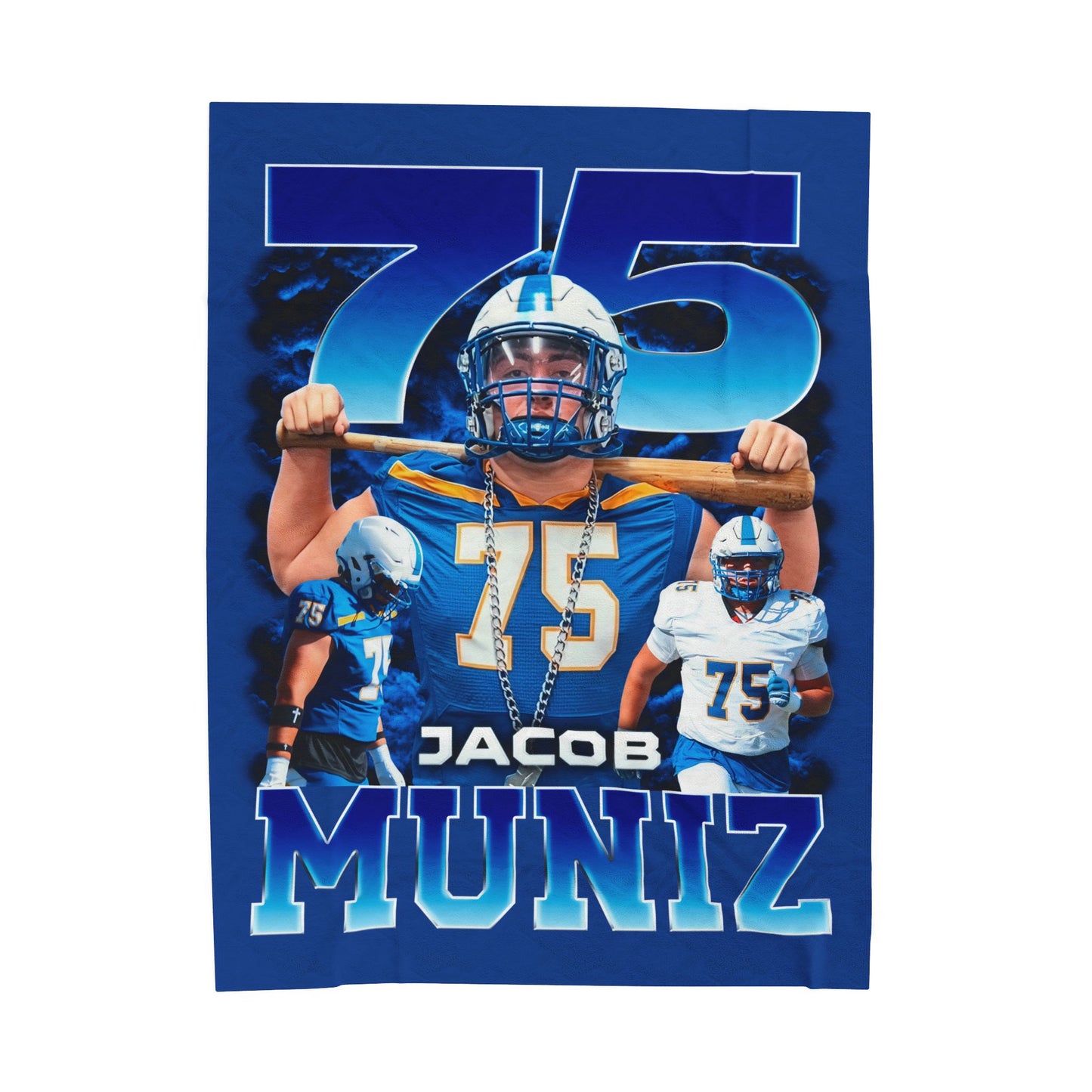 Jacob Muniz 60"-80" Plush Blanket