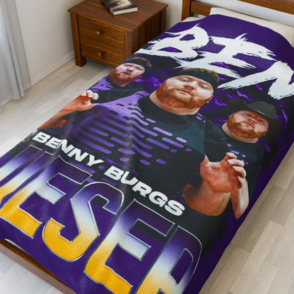 Ben Wieser 60"-80" Plush Blanket