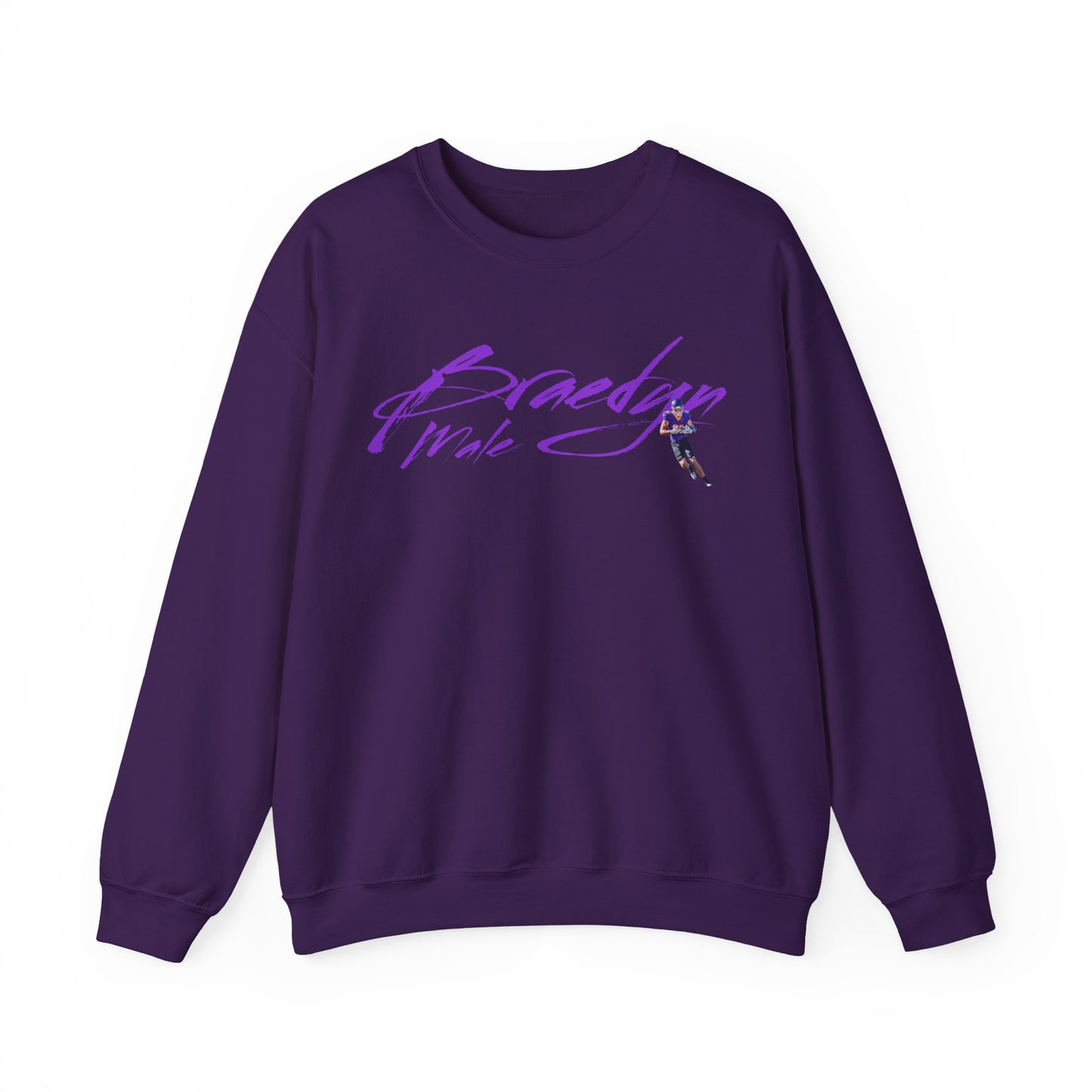Braedyn Male Cursive Crewneck Sweatshirt