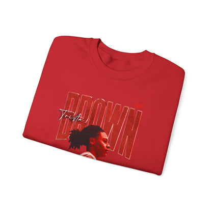 Trista Brown Faded Glory Crewneck Sweatshirt