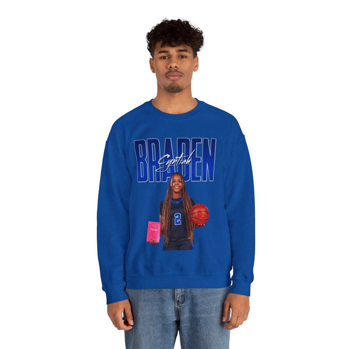 Cyntiah Braden Athlete Glory Crewneck Sweatshirt