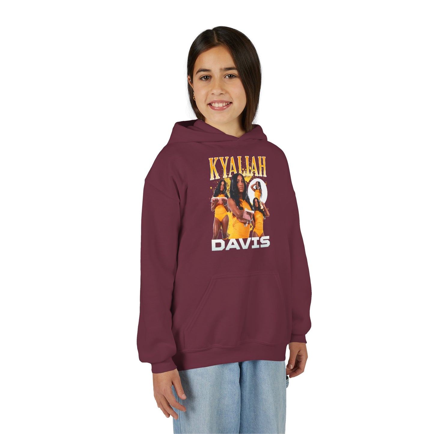 Kyaliah Davis First Name Highlight Kids Hoodie