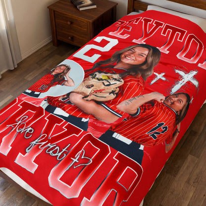 Peyton Pryor 60"-80" Plush Blanket