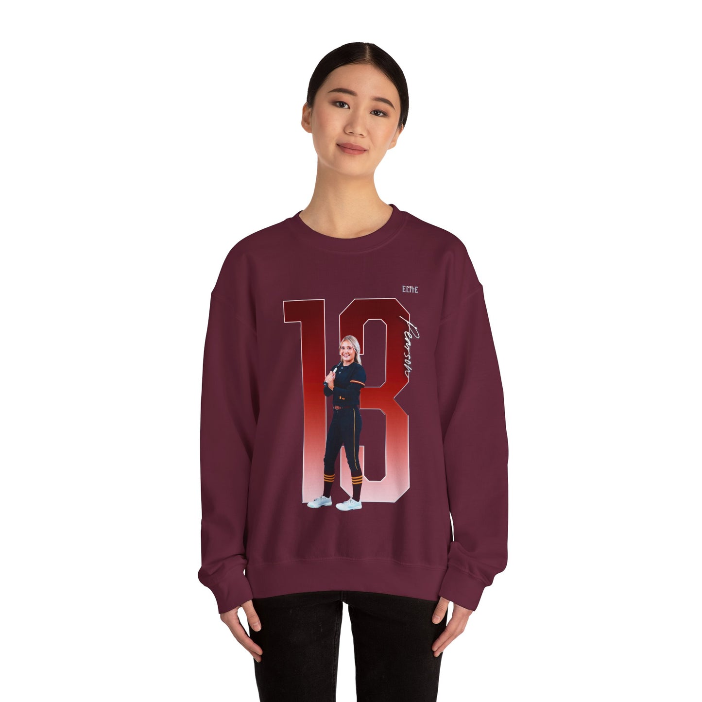 Carli Pearson Player Icon Number Crewneck Sweatshirt