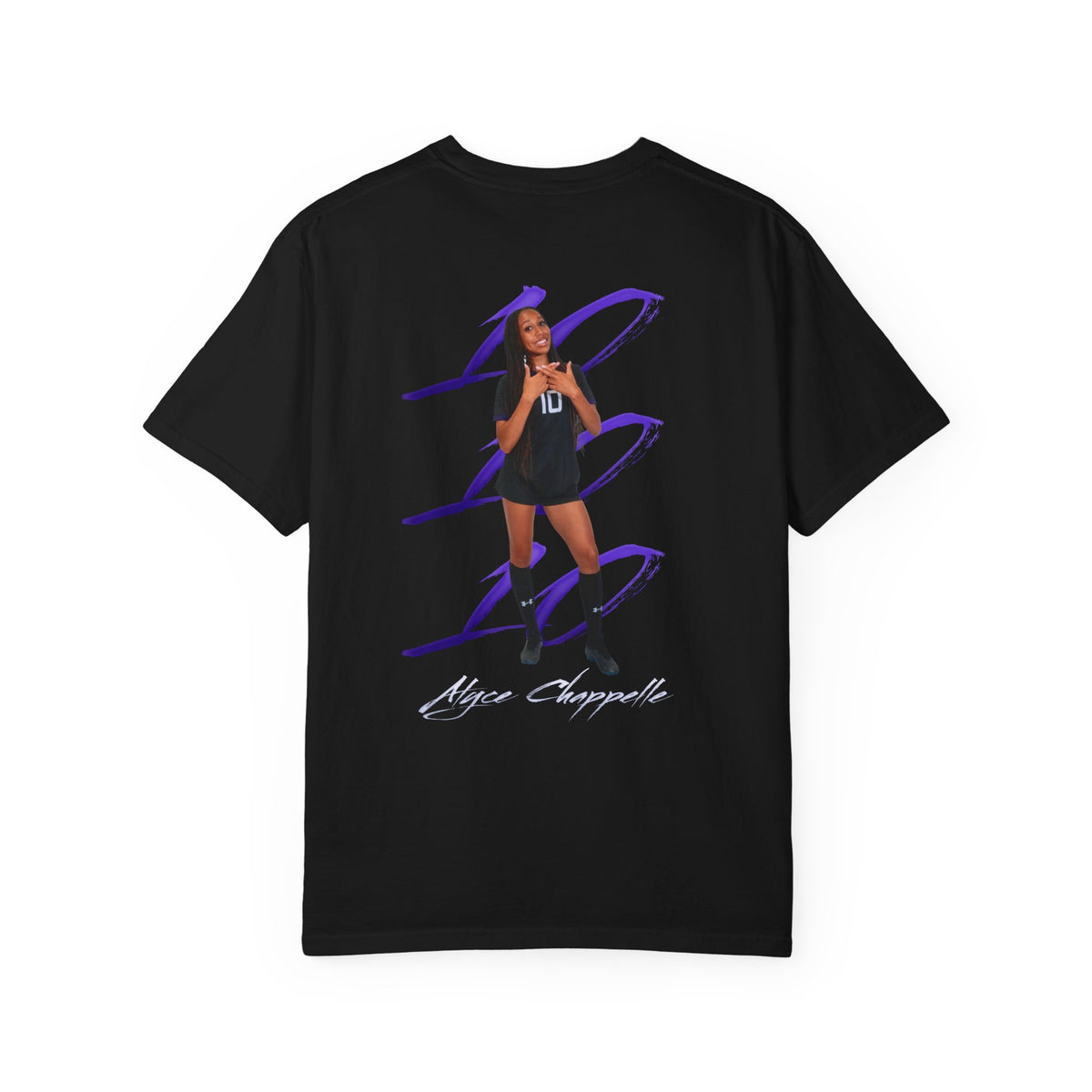 Alyce Chappelle Logo Front & Back Premium Tee
