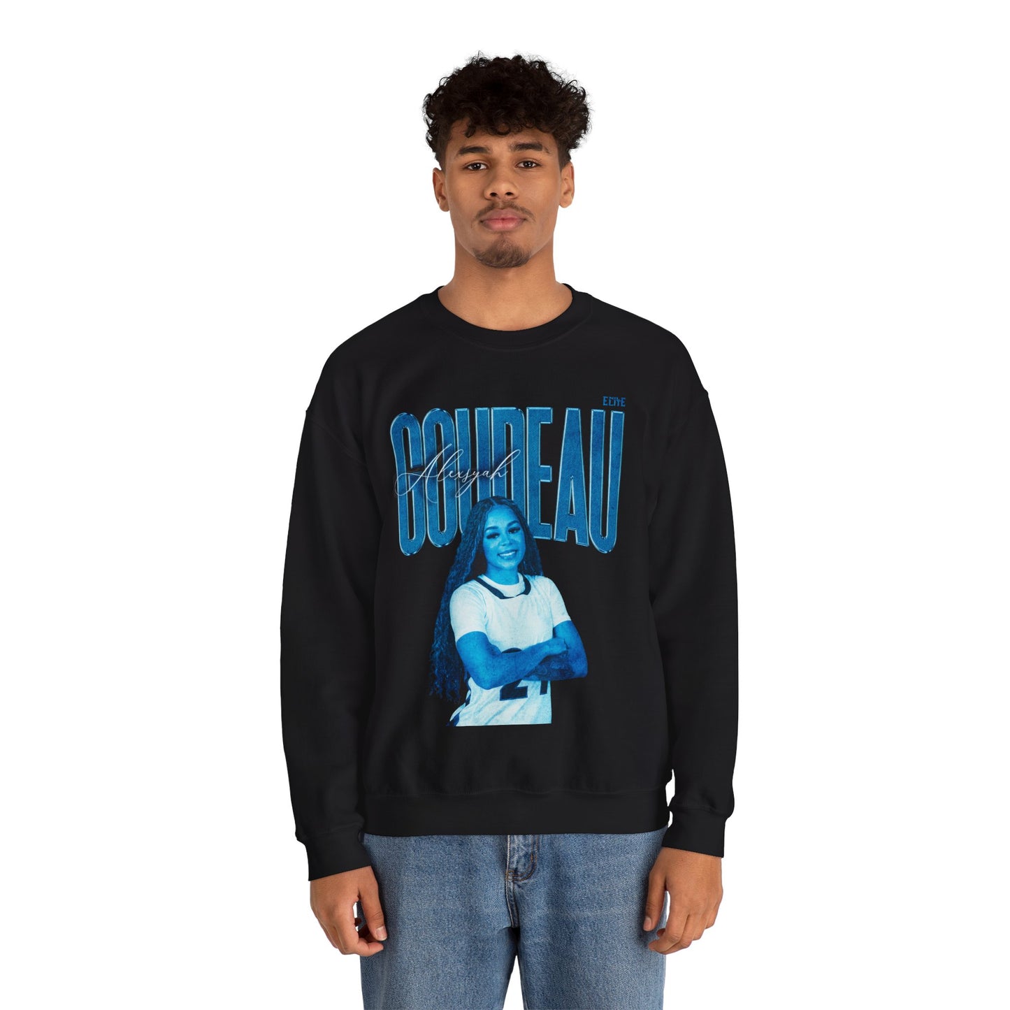 Alexsyah Goudeau Faded Glory Crewneck Sweatshirt