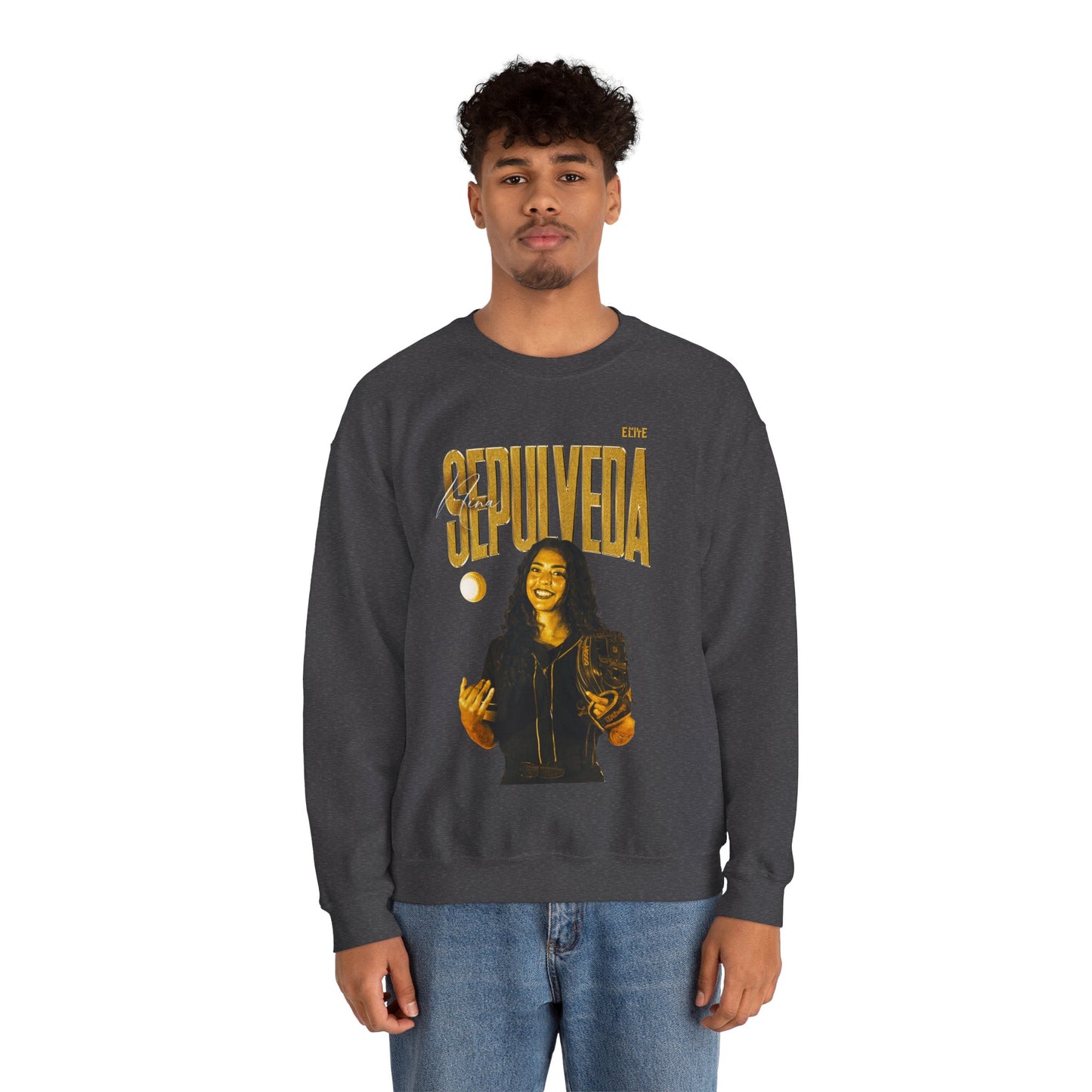 Nina Sepulveda Faded Glory Crewneck Sweatshirt
