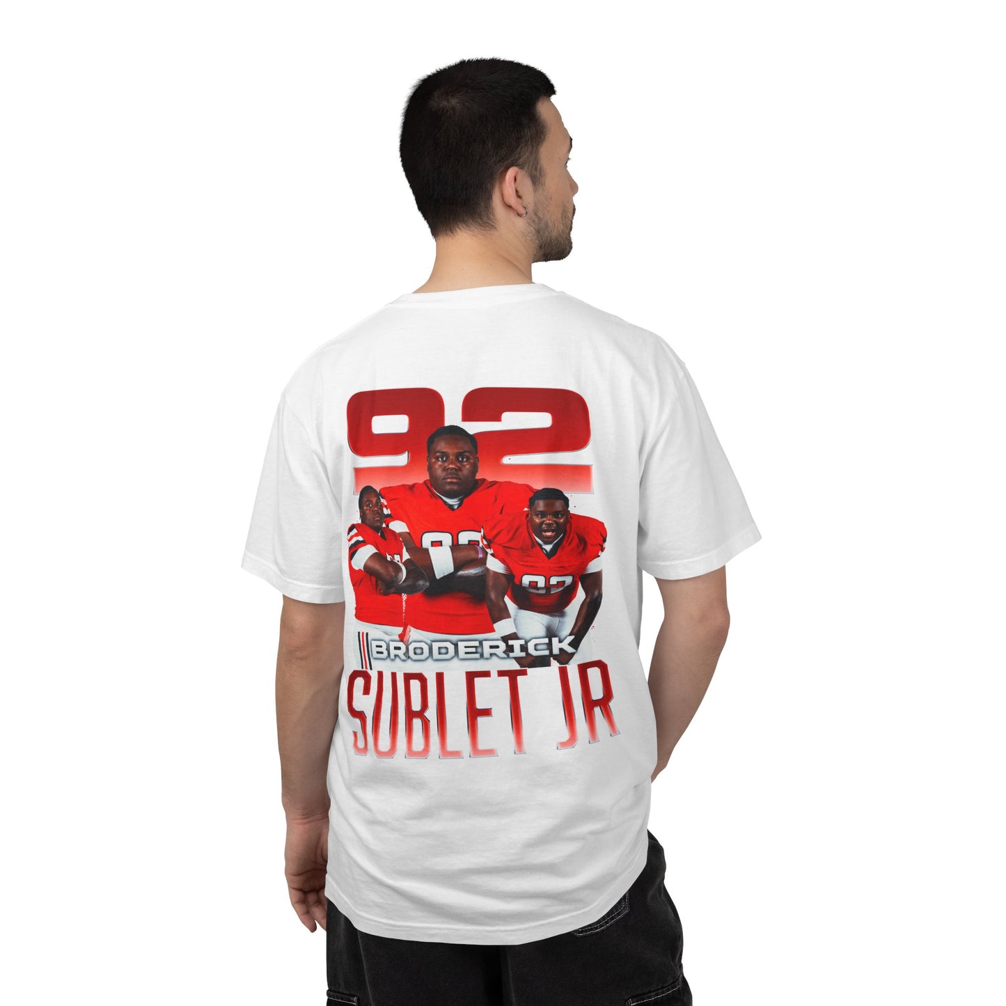 Broderick Sublet Jr. Logo Front & Back Premium Tee