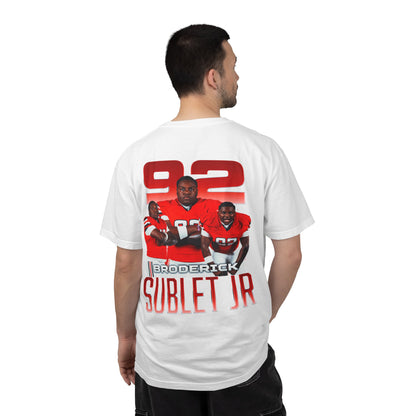 Broderick Sublet Jr. Logo Front & Back Premium Tee