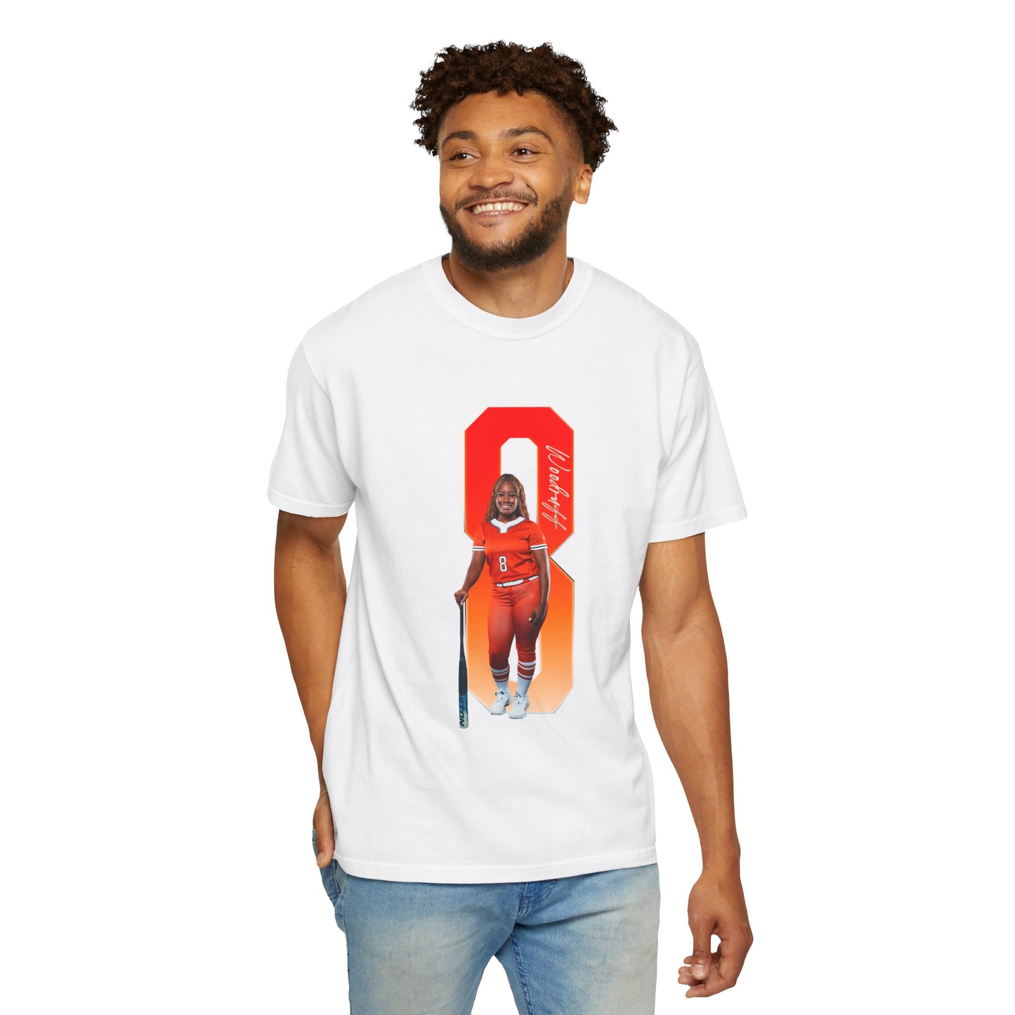 Kennedy Woodruff Player Icon Number Premium Tee
