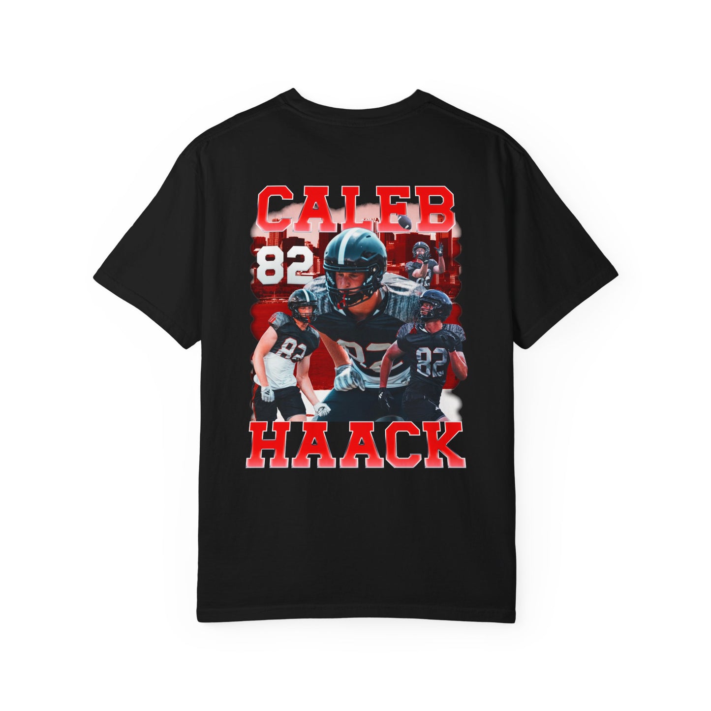Caleb Haack Logo Front & Back Premium Tee
