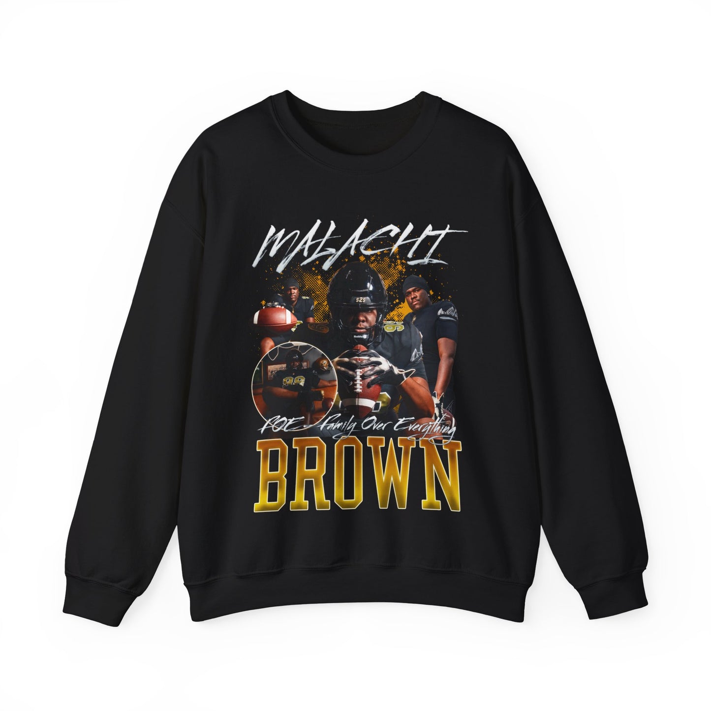 Malachi Brown Crewneck Sweatshirt