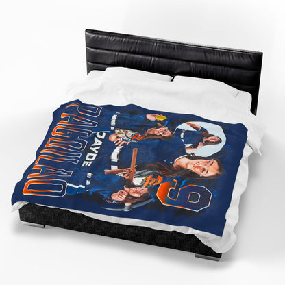 Jayde Pagdilao Name & Number Combo 60"-80" Plush Blanket