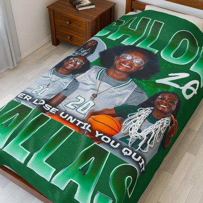Chloe Dallas 60"-80" Plush Blanket