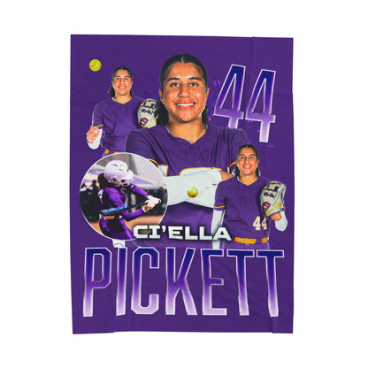 Ci'Ella Pickett 60"-80" Plush Blanket