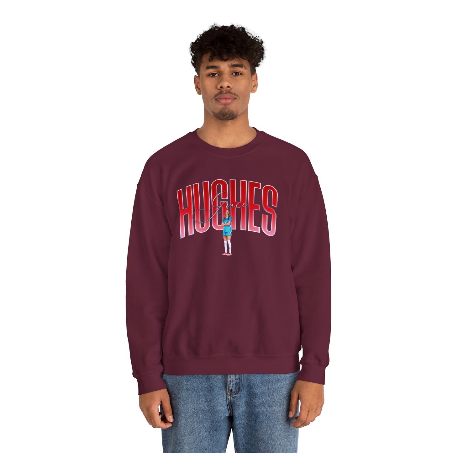 Grace Hughes Big Last Name Crewneck Sweatshirt