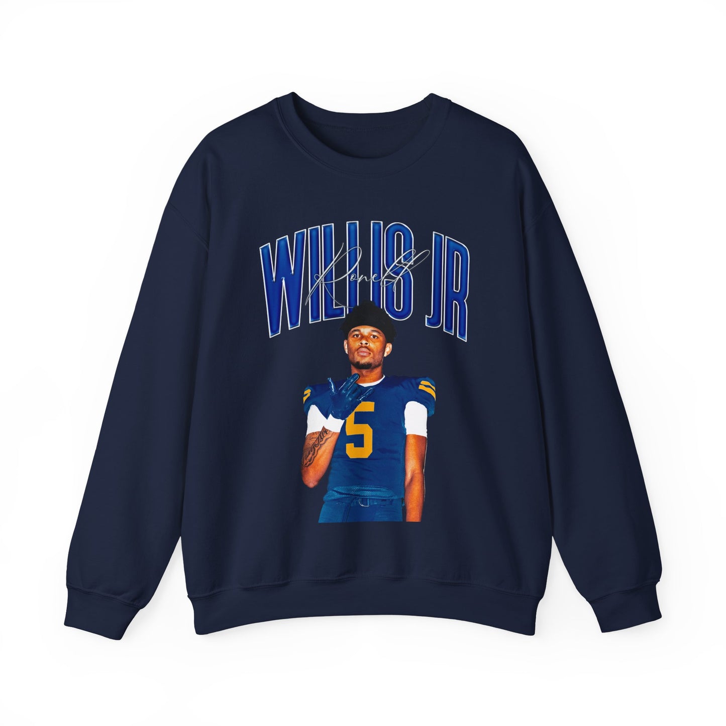 Ronell Willis Jr. Big Last Name Crewneck Sweatshirt