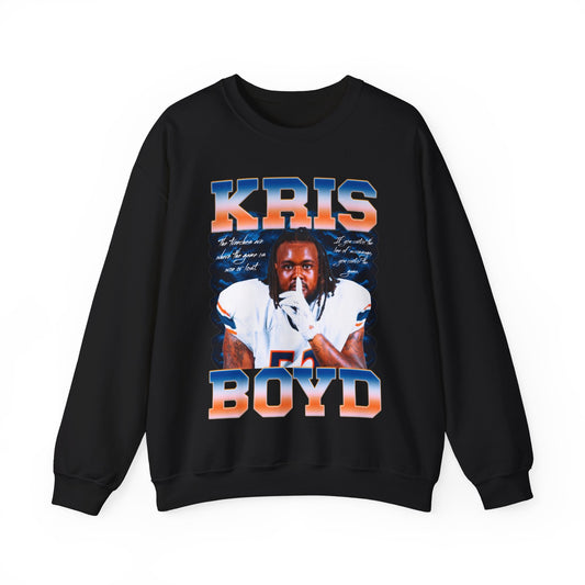 Kris Boyd Featured Quote Crewneck Sweatshirt