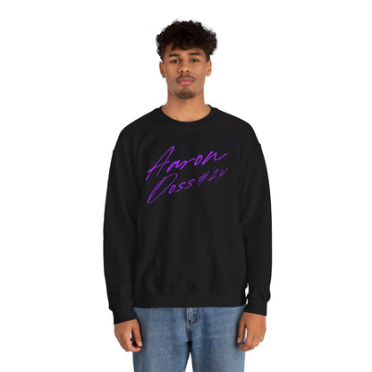 Aaron Doss Cursive Name & Number Crewneck Sweatshirt