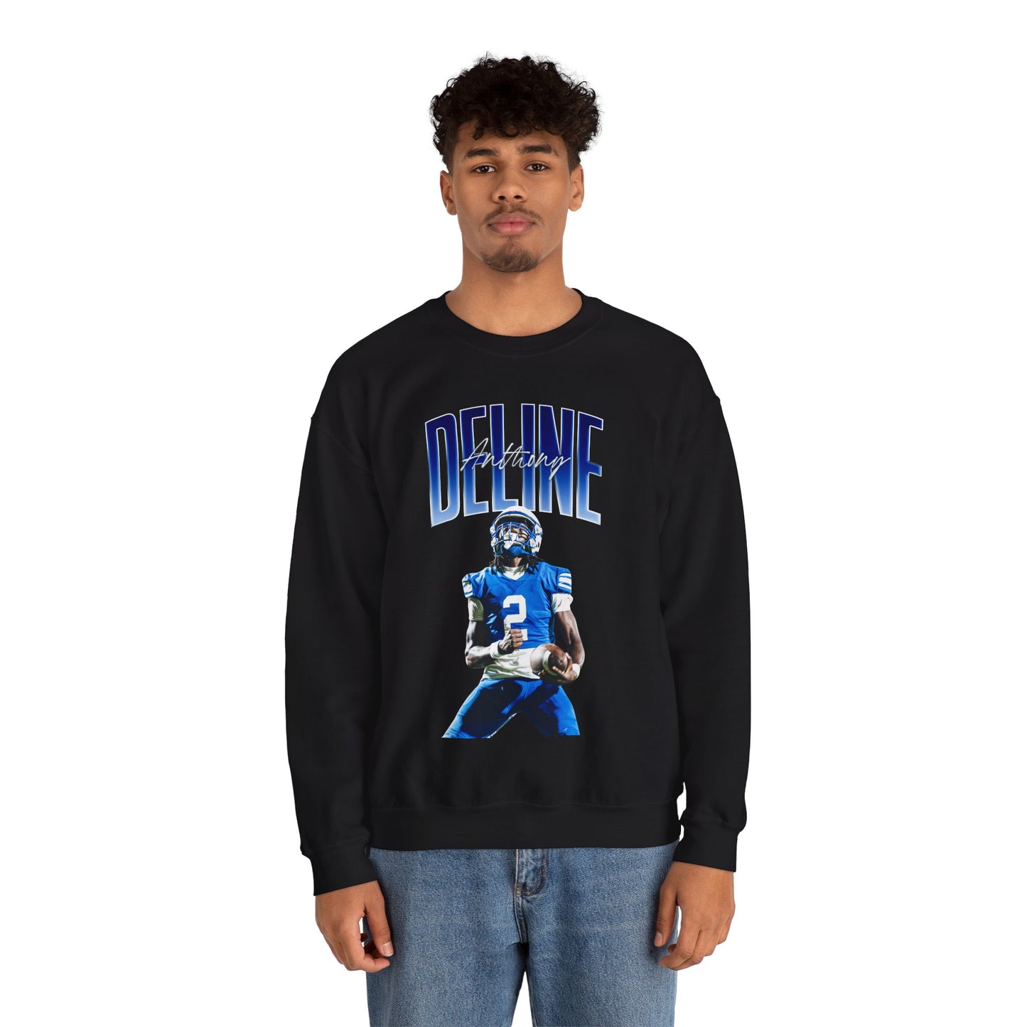 Anthony Deline Big Last Name Crewneck Sweatshirt