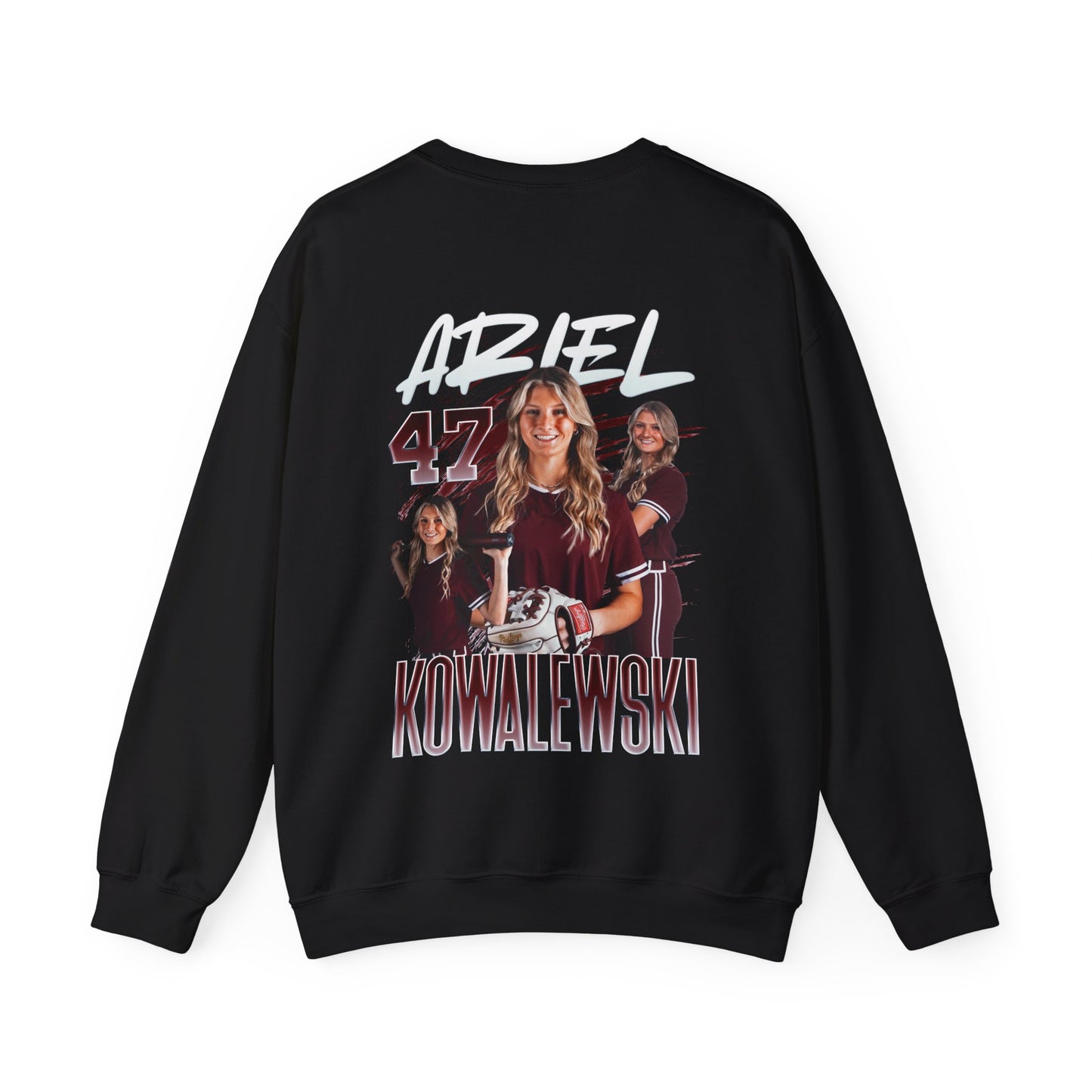 Ariel Kowalewski Logo Front & Back Crewneck