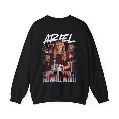 Ariel Kowalewski Logo Front & Back Crewneck