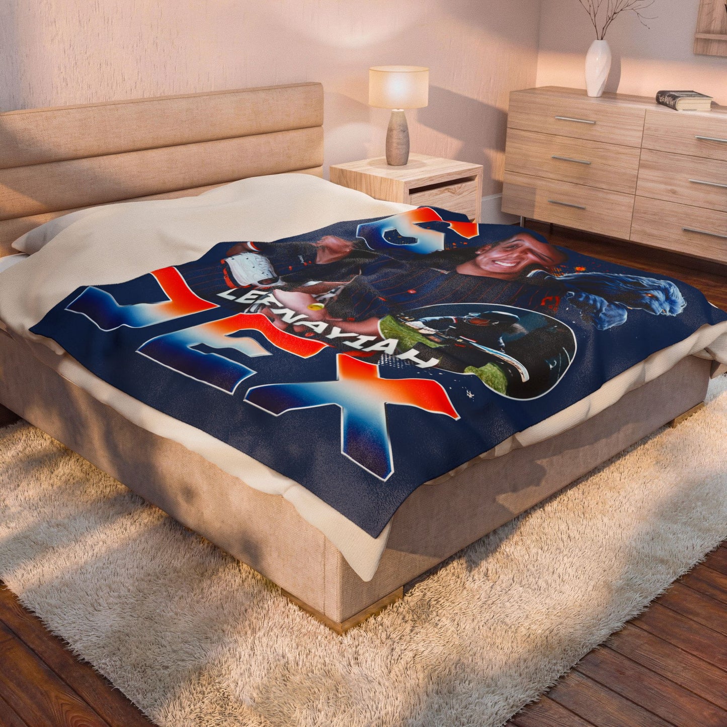 Leinayiah Jex Team Mascot 60"-80" Plush Blanket