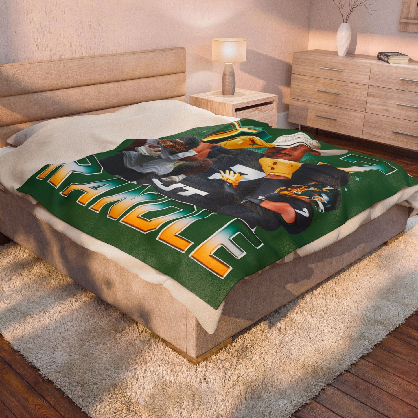 Joe Randle 60"-80" Plush Blanket