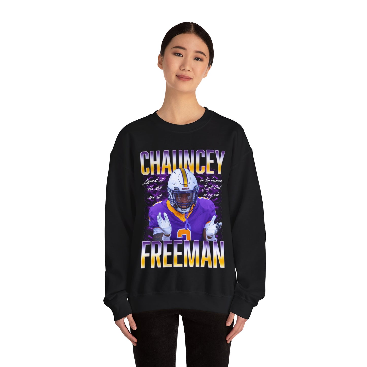 Chauncey Freeman Featured Quote Crewneck Sweatshirt