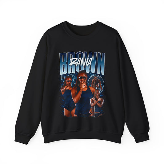 Rania Brown Crewneck Sweatshirt