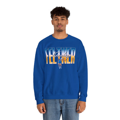 Kensley Feltner Curved Combo Crewneck Sweatshirt