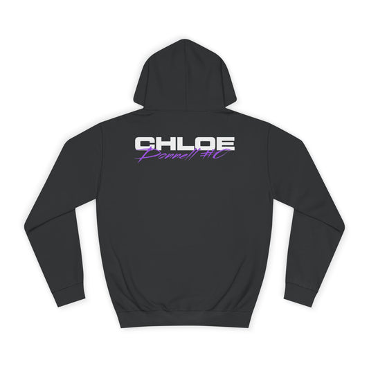 Chloe Donnell Cursive Name & Number Premium Hoodie