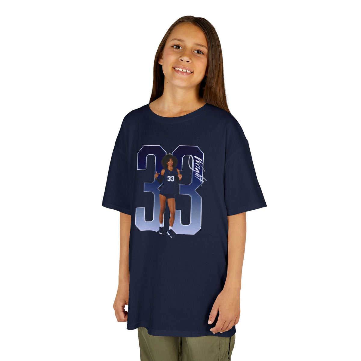 Kennedi Wright Player Icon Number Kids Tee