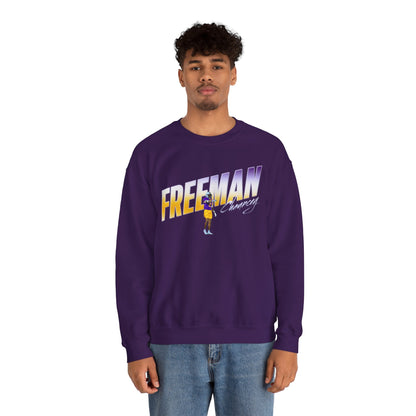 Chauncey Freeman Cursive Combo Colored Crewneck Sweatshirt