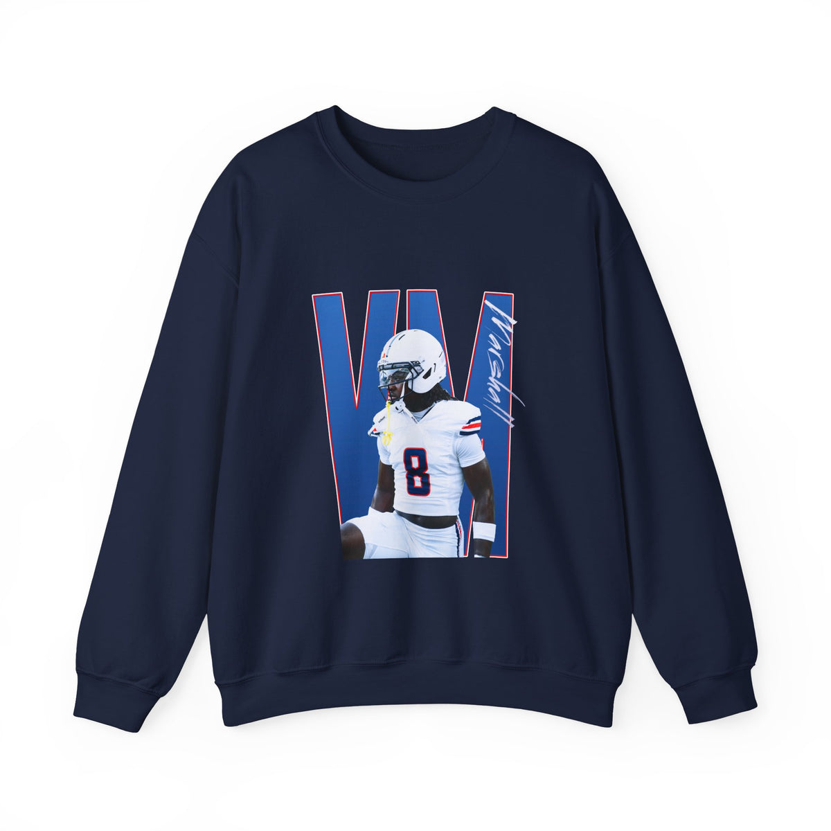 Swipe Marshall Player Icon Initials Crewneck Sweatshirt